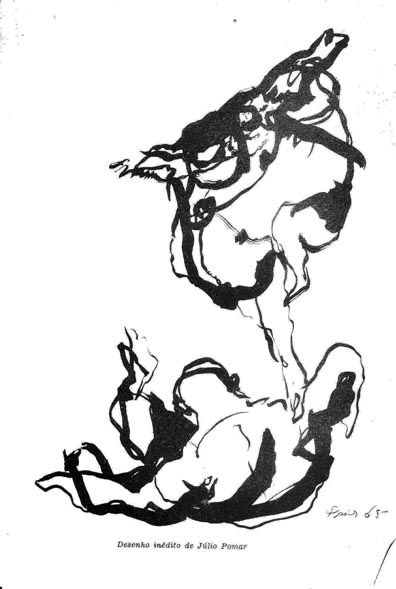 desenho de Júlio Pomar