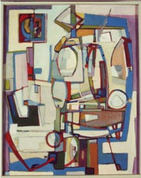 Quadro de Mário Dionísio -  CAMPONÊS ARMADO, óleo s/ tela, 100 x 81, 1979