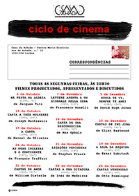 Cartaz Ciclo Cinema: Fronteiras