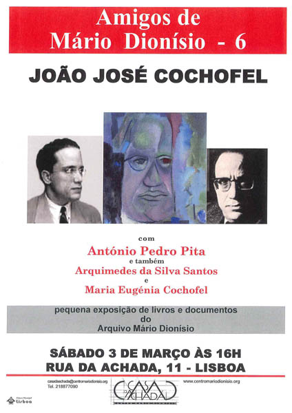 Cartaz Amigos de Mário Dionísio