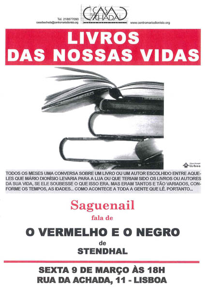 Cartaz Livros das nossas vidas